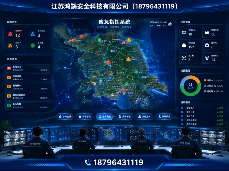 保山消防通信指挥展示图